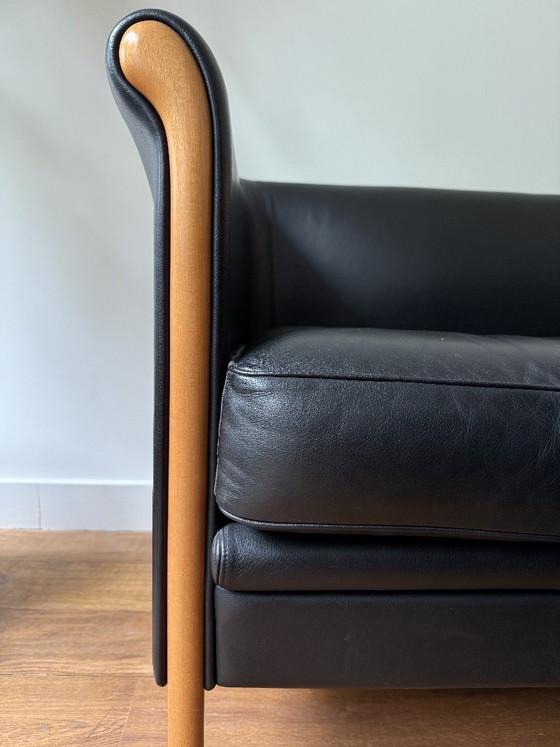 Image 1 of Leather club set by Antonio Citterio for Moroso, 1980s