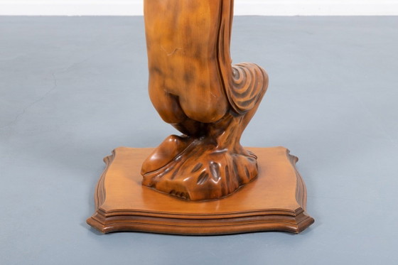 Image 1 of Table d'appoint sculpturale de design italien des années 1970