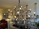 FLOS 2097/30 lampadario 30 luci cromo opaco