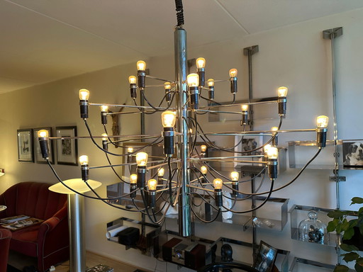 FLOS 2097/30 lampadario 30 luci cromo opaco