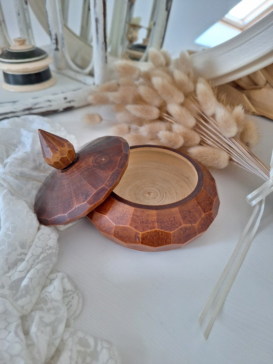 Image 1 of Runde Holzschachtel