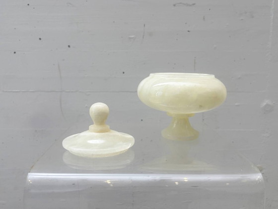 Scatola vintage con coperchio in alabastro – Italia, anni '70 – Oggetti decorativi, Other (photo 4 of 5)