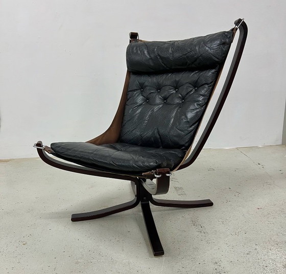 Image 1 of Falcon stoel van Vatne Møbler, Noorwegen, jaren 70.