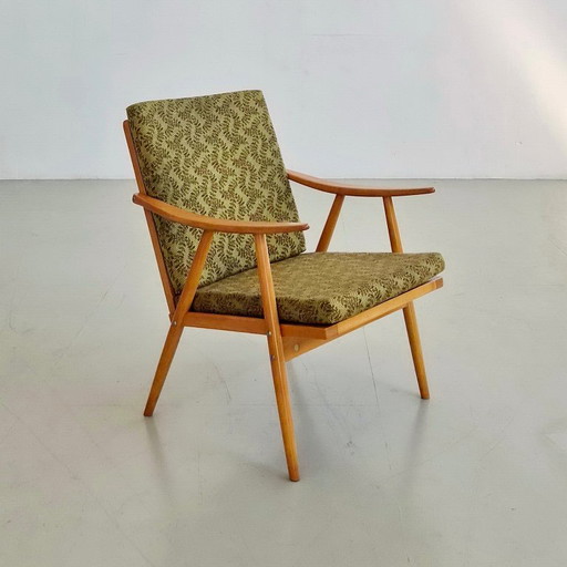 Mid-Century Armchair, Czechoslovakian TON Factory, Vintage 1960s 1970s