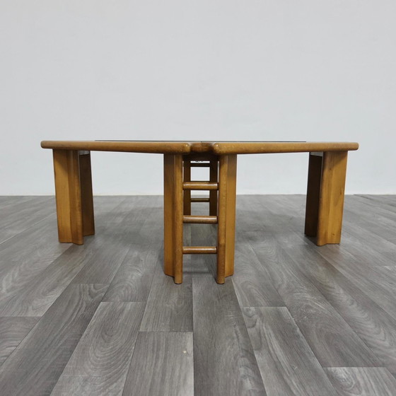Image 1 of AFRA & TOBIA SCARPA ATTR. 1960s DESIGN COFFEE TABLE
