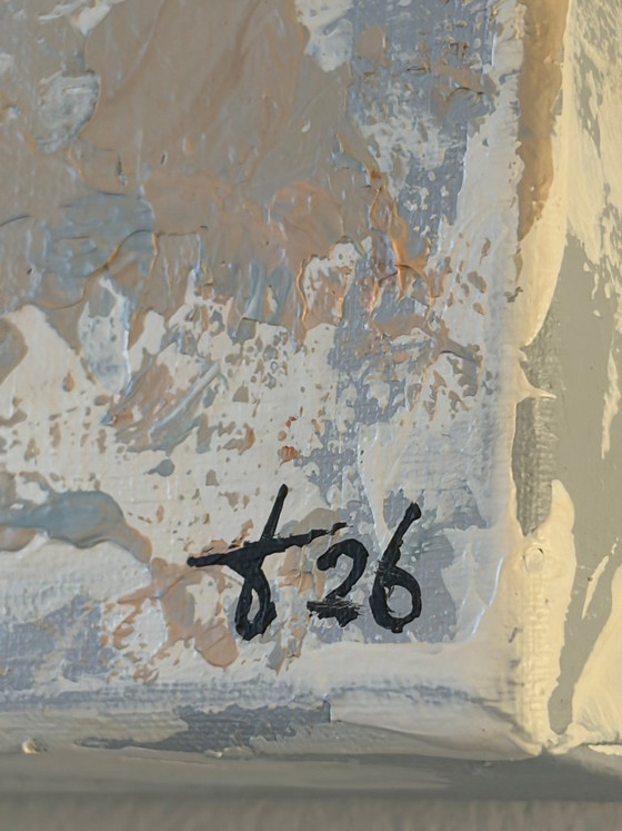 Image 1 of Birch II – Textured abstract painting | Contemporary abstract art | 60x60 cm