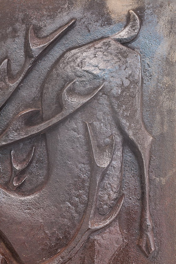 Image 1 of Martinez fireplace backplate