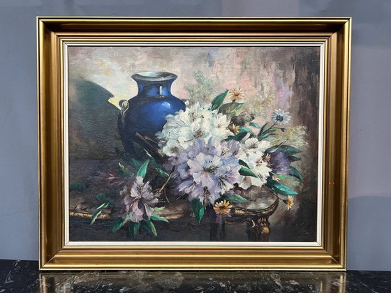 Schilderij "Stilleven met bloemen" – Schilderijen & Tekeningen, Canvas (photo 2 of 8)