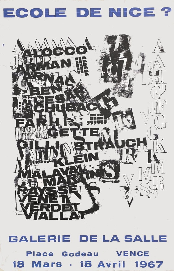 Image 1 of Fernandez ARMAN Expo 67 – Galerie de La Salle – Ecole de Nice Plakat 1997