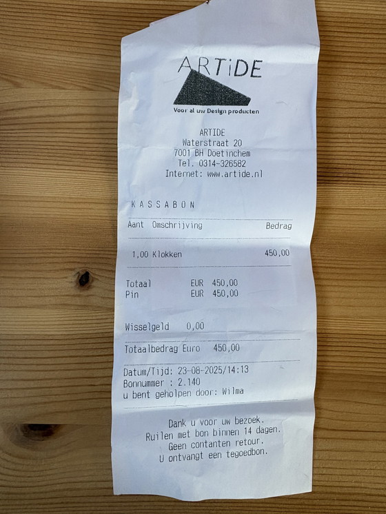 Image 1 of Orologio di design di Pierre Junod