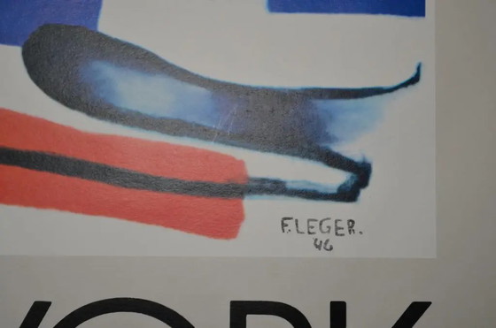 “Leger Farewell New York” Poster - After Fernand Leger ( ) – Paper, Abstract (photo 2 of 12)