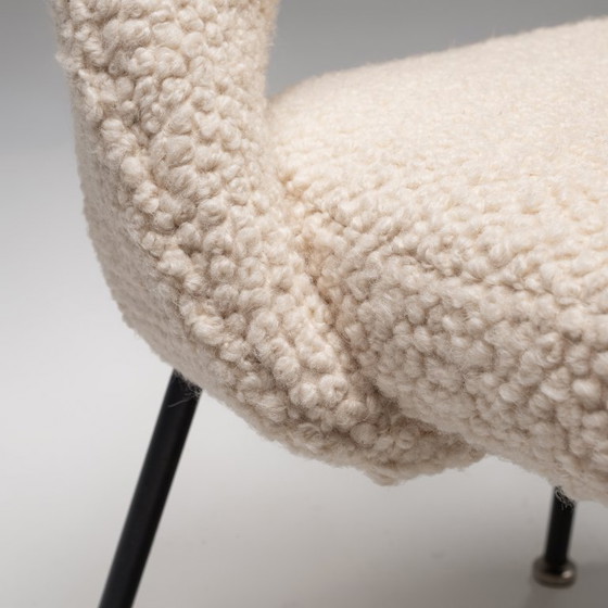 Image 1 of Model 72 Dining Chair in Beige Bouclé by Eero Saarinen for Knoll