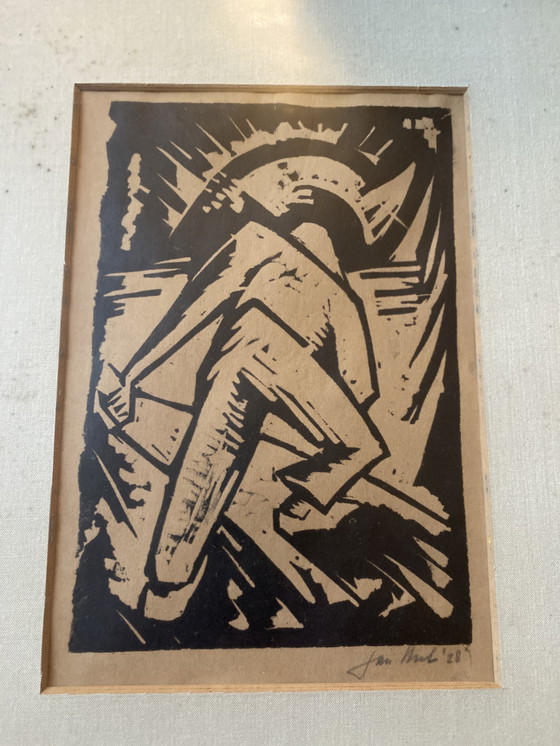Image 1 of Expressionistischer Holzschnitt, 1928, Jan Hubert