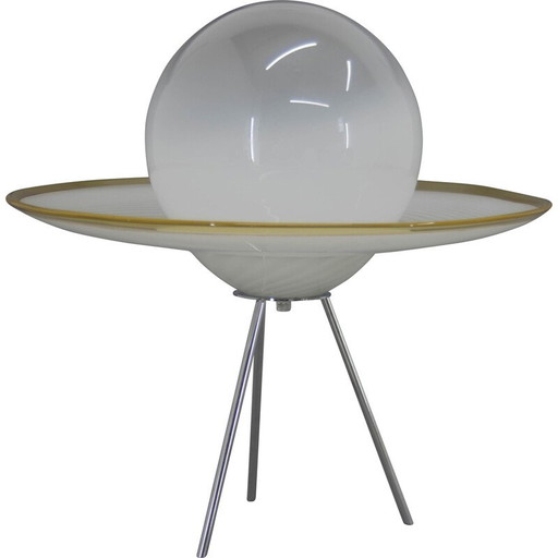 Italian vintage Murano glass table lamp, 2000s