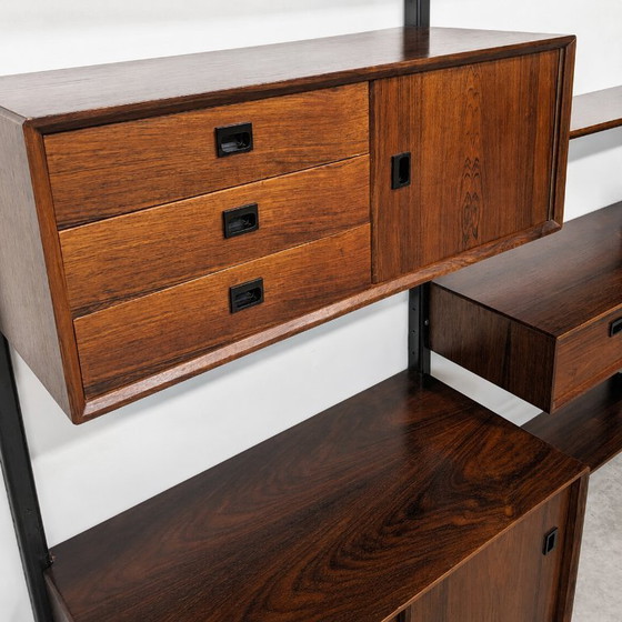 Image 1 of Meuble mural modulaire vintage en palissandre