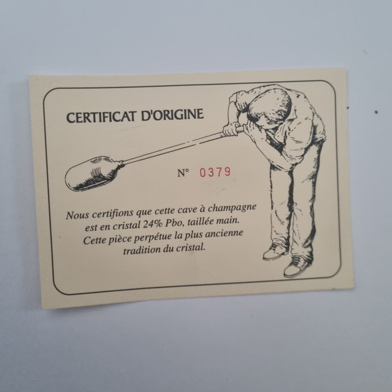 Image 1 of 6 kristallfarbene Stielgläser St Louis