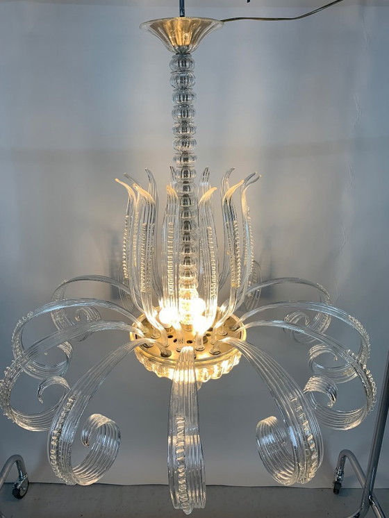 Image 1 of Seguso Vetri d'arte Kronleuchter 1940er Jahre