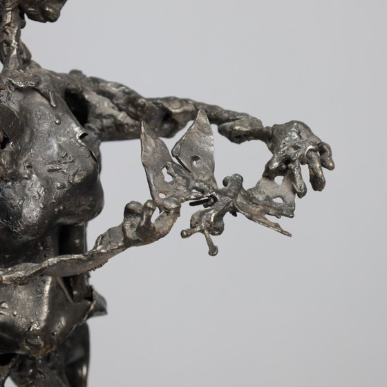 Image 1 of Figure debout expressive d'Anthony Binstead, Belgique, années 1980