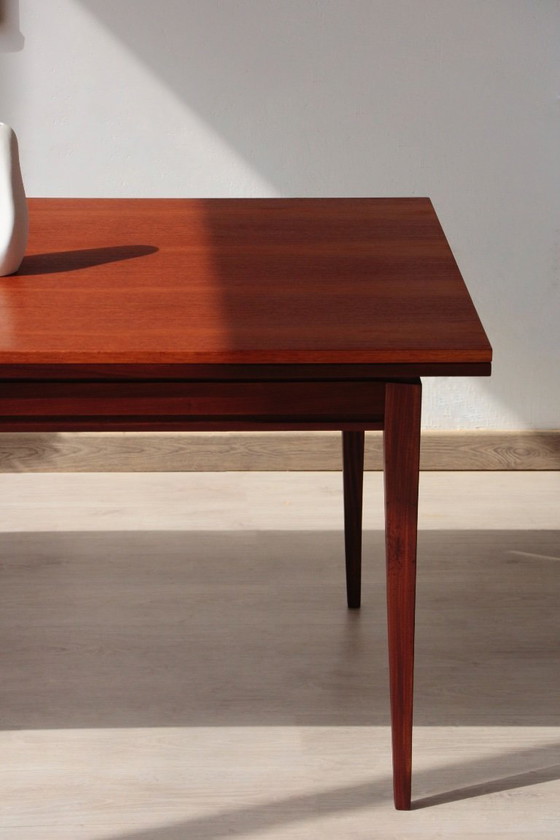Image 1 of Vintage Teak & Afromosia Dining Table – Extendable Scandinavian Design