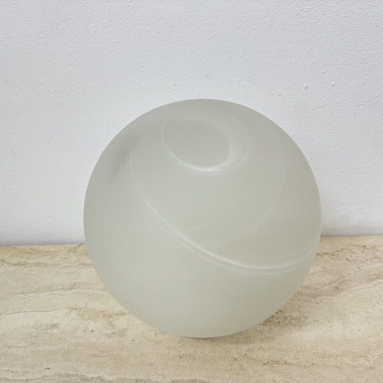 Image 1 of Lampada da tavolo vintage in vetro Wofi Leuchten Mars