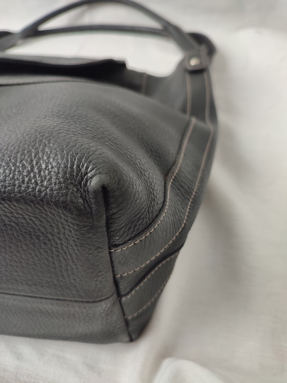 Scapa Black Leather Handbag Timeless Beauty – Shoulder bags (photo 11 of 15)