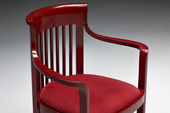 Image 1 of Japanese Dining Set in the Style of Frank Lloyd Wright, Belgium, 1940s