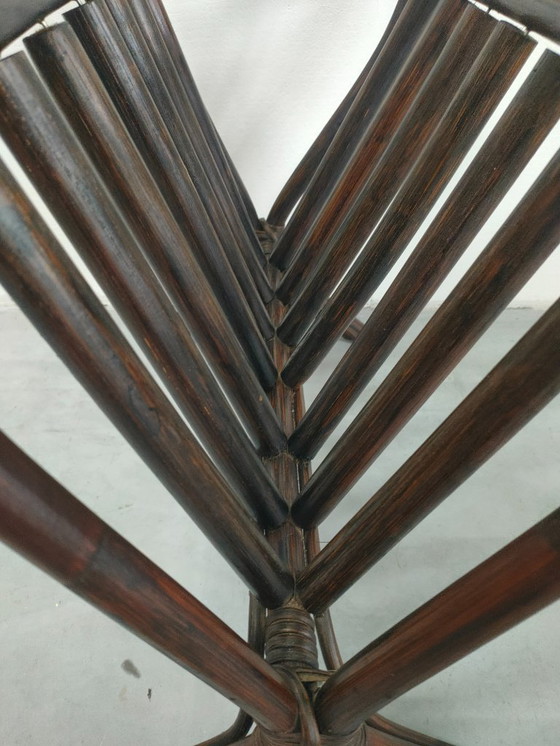 Image 1 of Vintage rattan magazine holder/reader