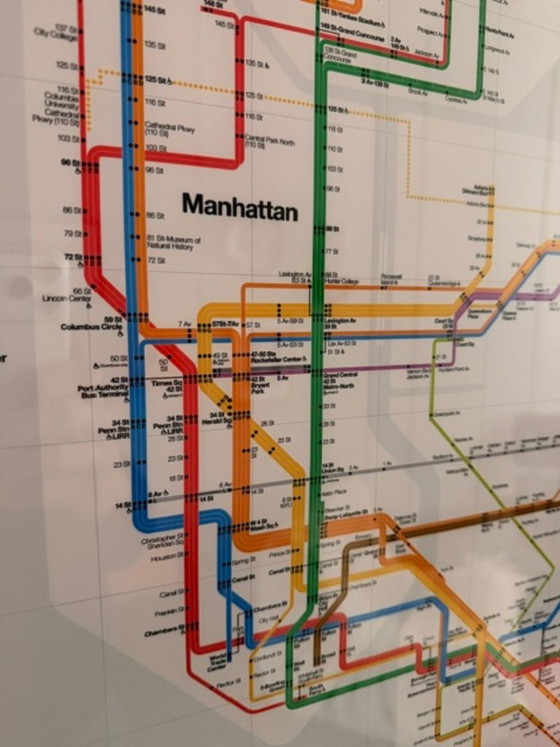 Massimo Vignelli | New York Subway Diagram 2012 – Giclée Prints, Papier (photo 2 of 8)