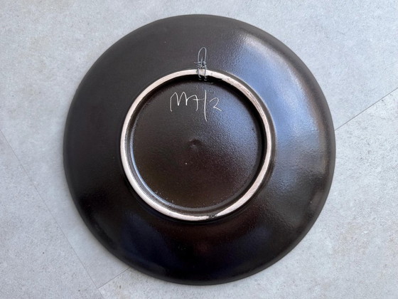 1x Piatto da parete in ceramica blu vintage / Decorazione da parete – Decorazioni murali (photo 7 of 7)