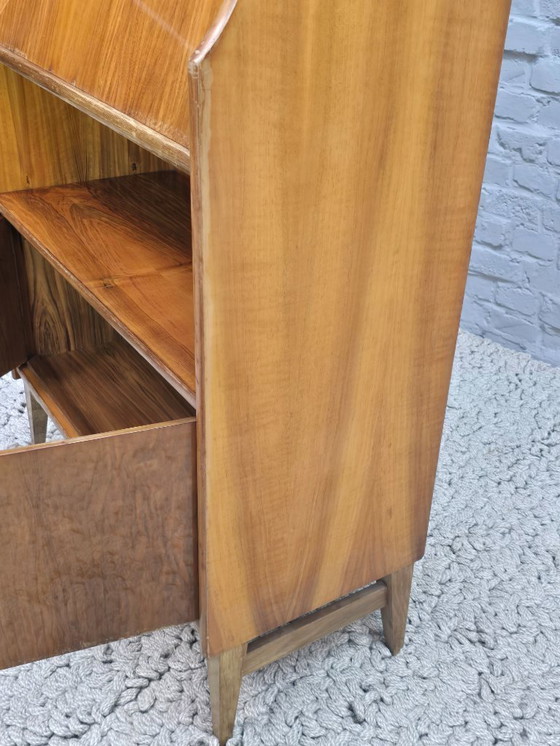 Image 1 of Mobiletto da scrittura laccato lucido dal design vintage, anni '60