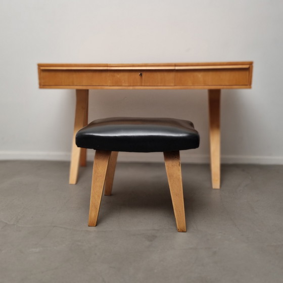 Image 1 of Conjunto de tocador y taburete de Cees Braakman para UMS Pastoe, 1955