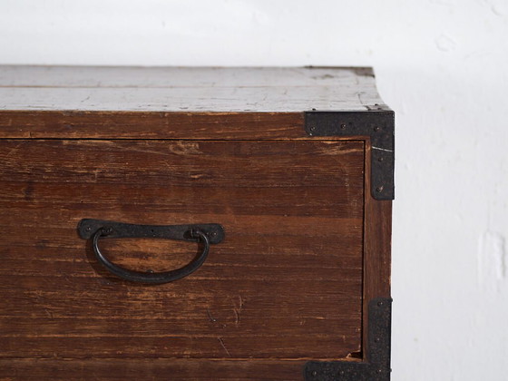 Antique Japanese Tansu chest of drawers - Meiji / Taishō Period (c. ) #29 – Iron (photo 30 of 40)