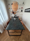 Mesa de Mármol Verde 240x90 Cm