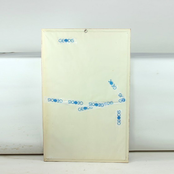 Image 1 of Large Vintage Tapestry Of Cartoon Girl In Frame, Czechoslovakia 1970s