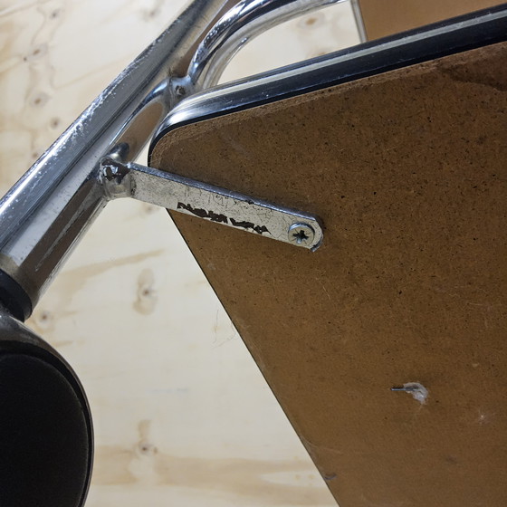 Image 1 of Carrello di servizio vintage / carrello bar / carrello bevande / carrello cromato / formica (anni '80 / '80)