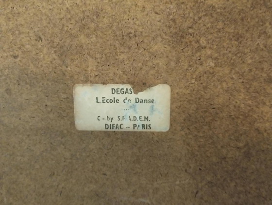 Image 1 of Dipinto di Edgar Degas, La scuola di danza