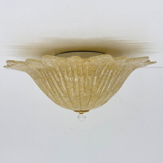 Image 1 of Plafonnier italien en verre de Murano, style années 1970