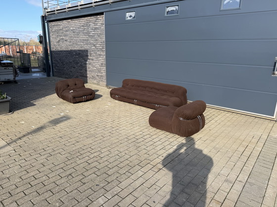 Image 1 of Original 1970's Cassina Soriana 4z +2x1z Tobia & Afra Scarpa