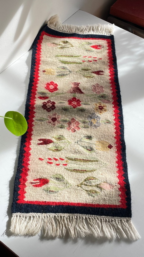 Image 1 of Rollakan Rug, Vintage Tulip Design