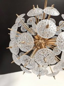 Vintage Sputnik snowball pendant lamp - Val Saint Lambert