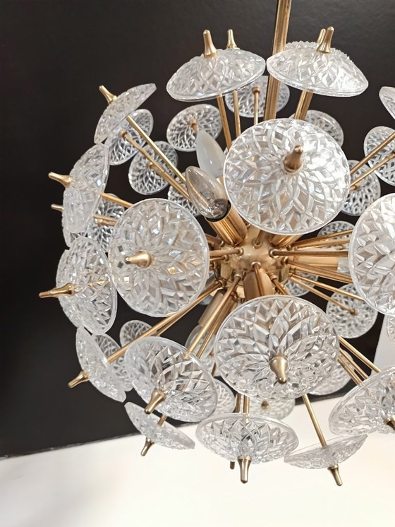 Image 1 of Vintage Sputnik snowball pendant lamp - Val Saint Lambert