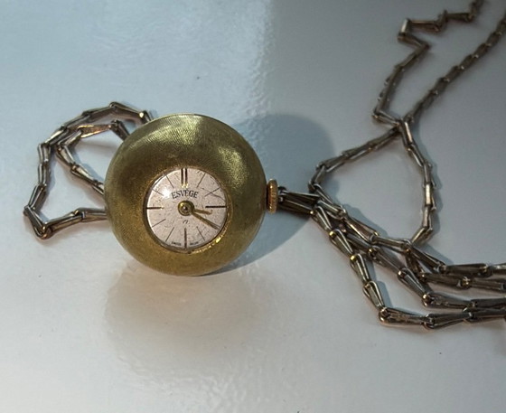 Image 1 of Antique clock brand Esvége Hanger Ekstro Amerik