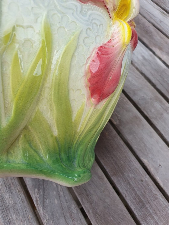 Image 1 of Antico Saint-Clément Cachepot Art Nouveau ca 1900