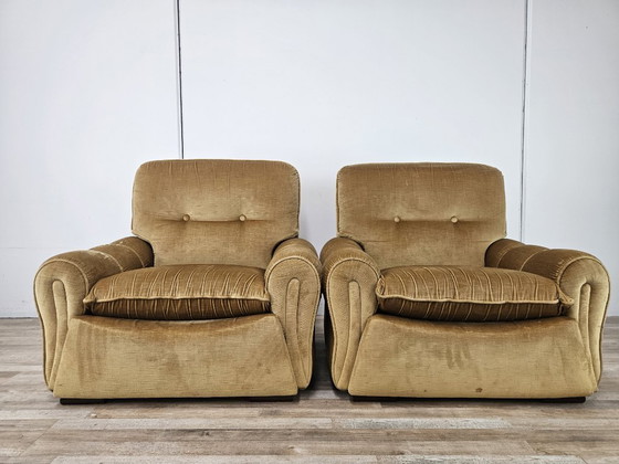 Image 1 of Vintage Italian armchairs from the 1970s