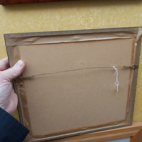 Image 1 of 2 x nautical prints sailships in wooden frame 