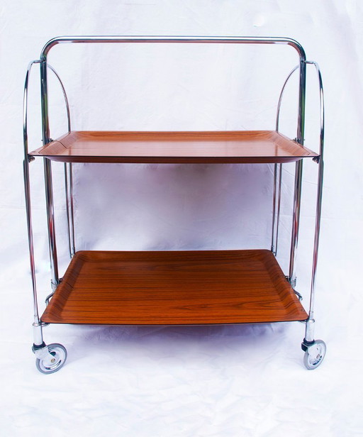 Mid century Bremshey Dinett serving trolley, original 1950s-1960s