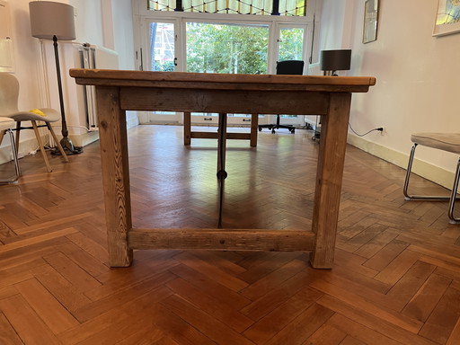 Large Dining Table – eettafels, Wood, Stone (photo 2 of 3)