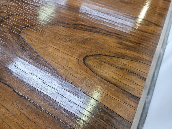 Image 1 of Extendable Art Deco table in olive root