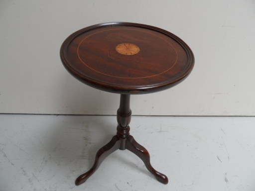 Vintage ronde bijzet tafel