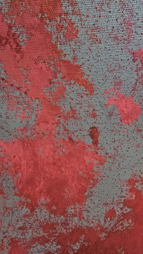 Original Signed Abstract Expressionist Canvas Painting - Büttner – Paintings & Drawings, Wood (photo 6 of 11)